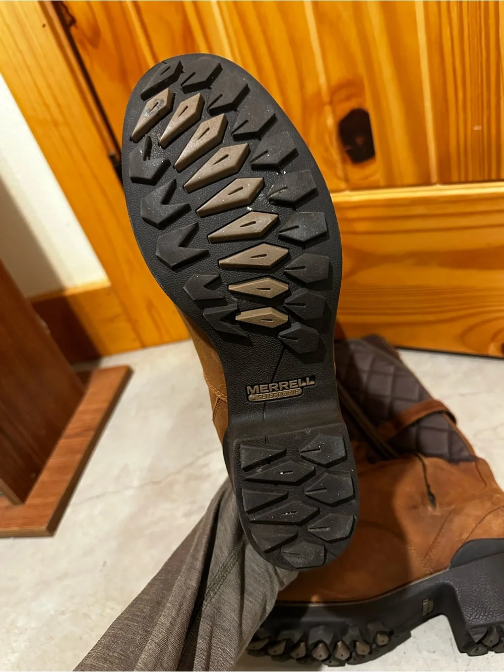Merrell Women's Brown Quilted Mid-Calf Winter Boots